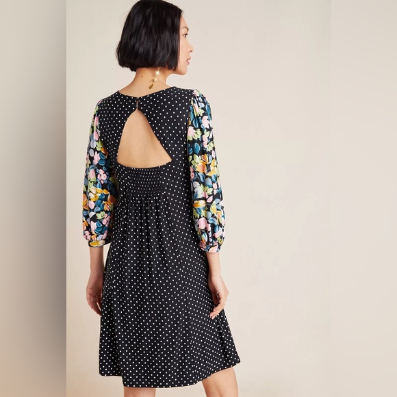 ♣️ MAEVE by ANTHROPOLOGIE Sawyer Balloon-Sleeved Tunic Dress XS. Great Condition - Picture 2 of 6